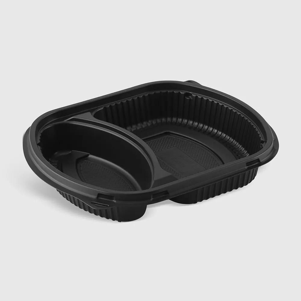 meal tray 2comp container
